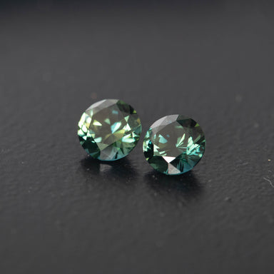Pair - Parti Brilliant Sapphire 0.97ct & 0.95ct [S.P.BR.2040]