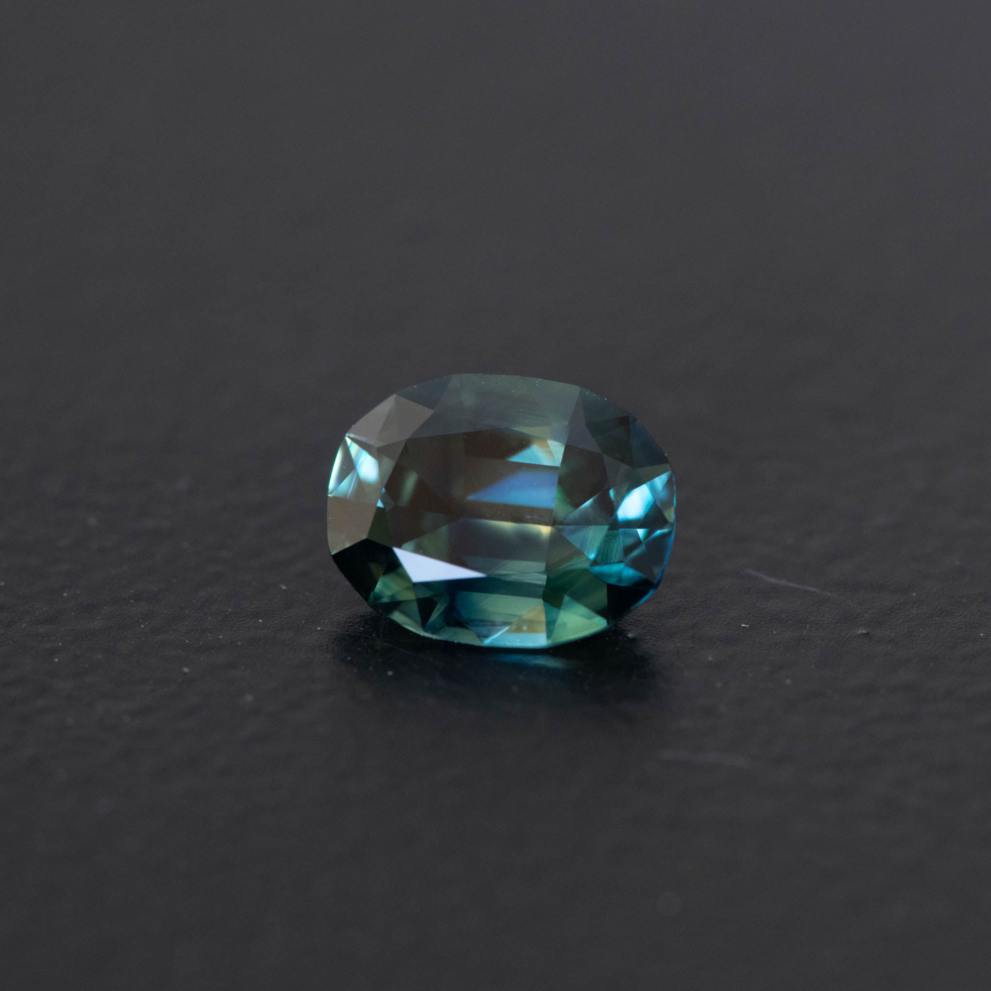 Teal Cushion Sapphire 1.17ct  [S.T.C.2394]